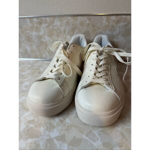 Veja Cream Athletic Shoes